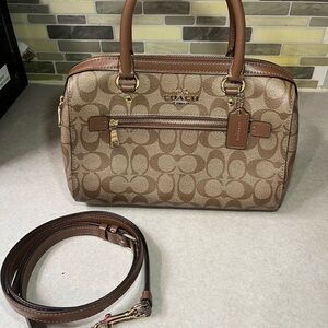 Coach Brown Satchel Timeless Elegance